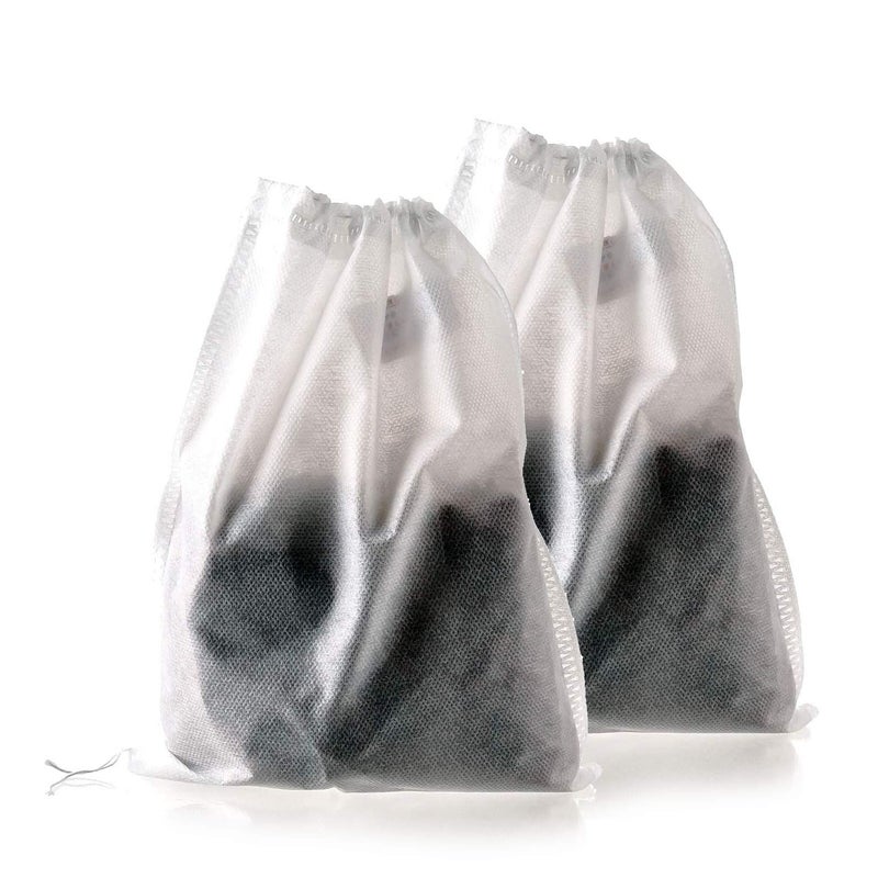 TamBee Large Empty Tea Bags for Loose Leaf Tea Cold Brew Bags Reusable Tea Bag Bath Tea Bags for Tub Tea Sachets Coffee Filter Bags 8" x 10" 200 Pcs - Image 1